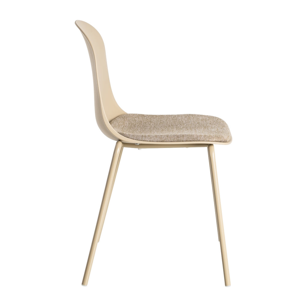 SILLA CAQUI PP-METAL INTERIOR 46 X 51 X 85 CM