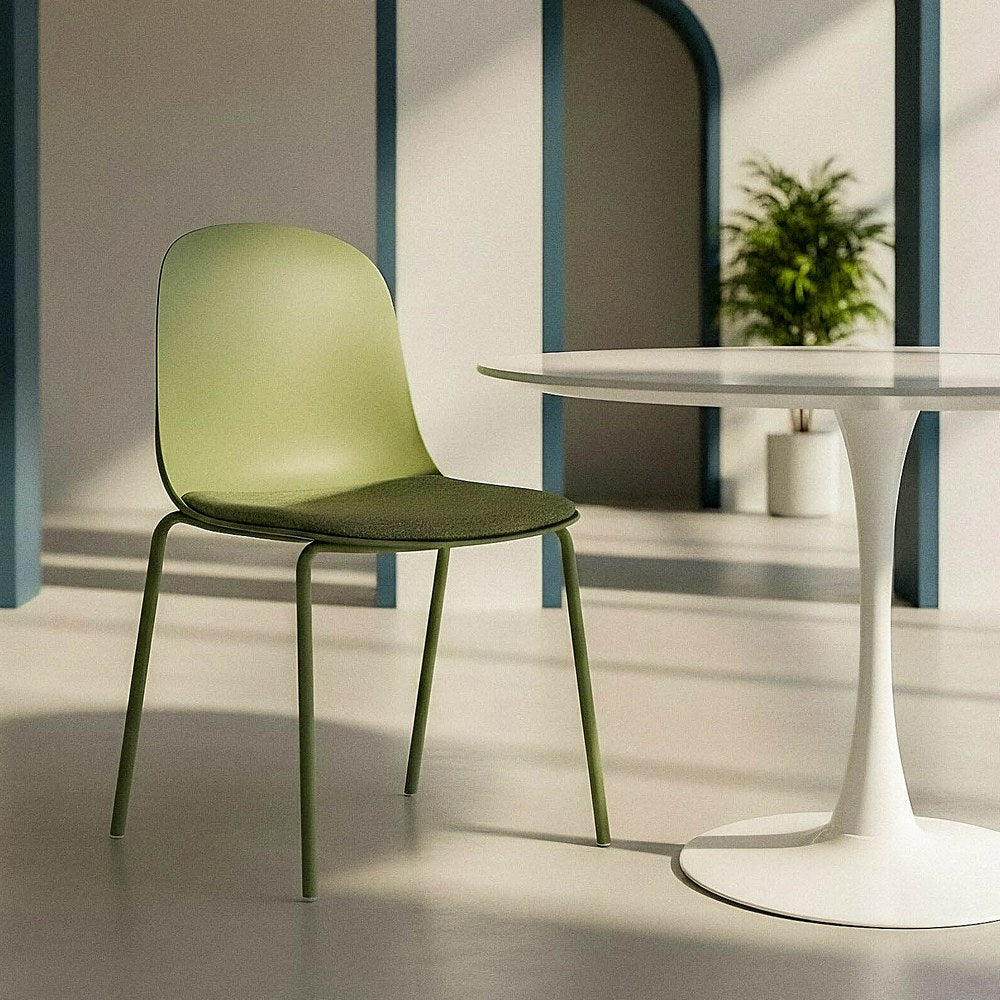 SILLA VERDE PP-METAL INTERIOR 46 X 51 X 85 CM