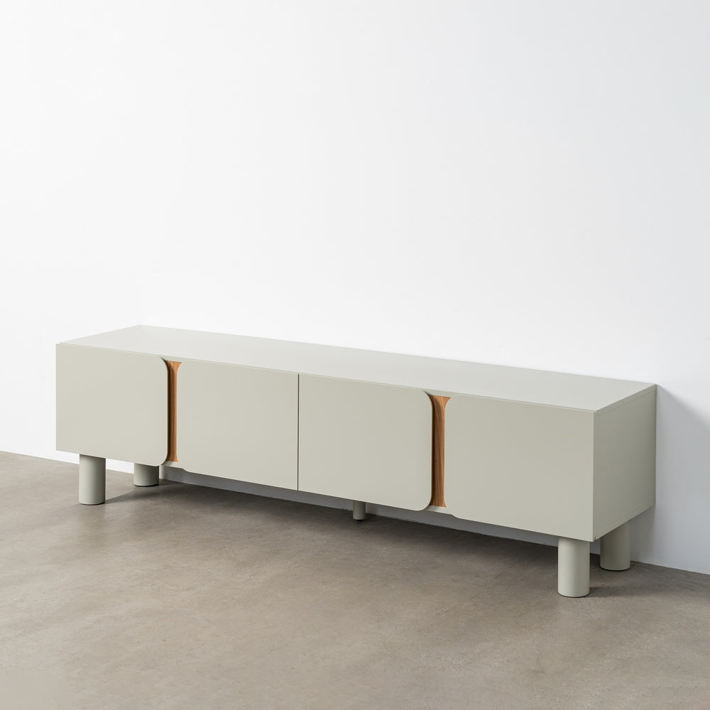 MUEBLE TV TAUPE DM SAL�N 180 X 40 X 50 CM