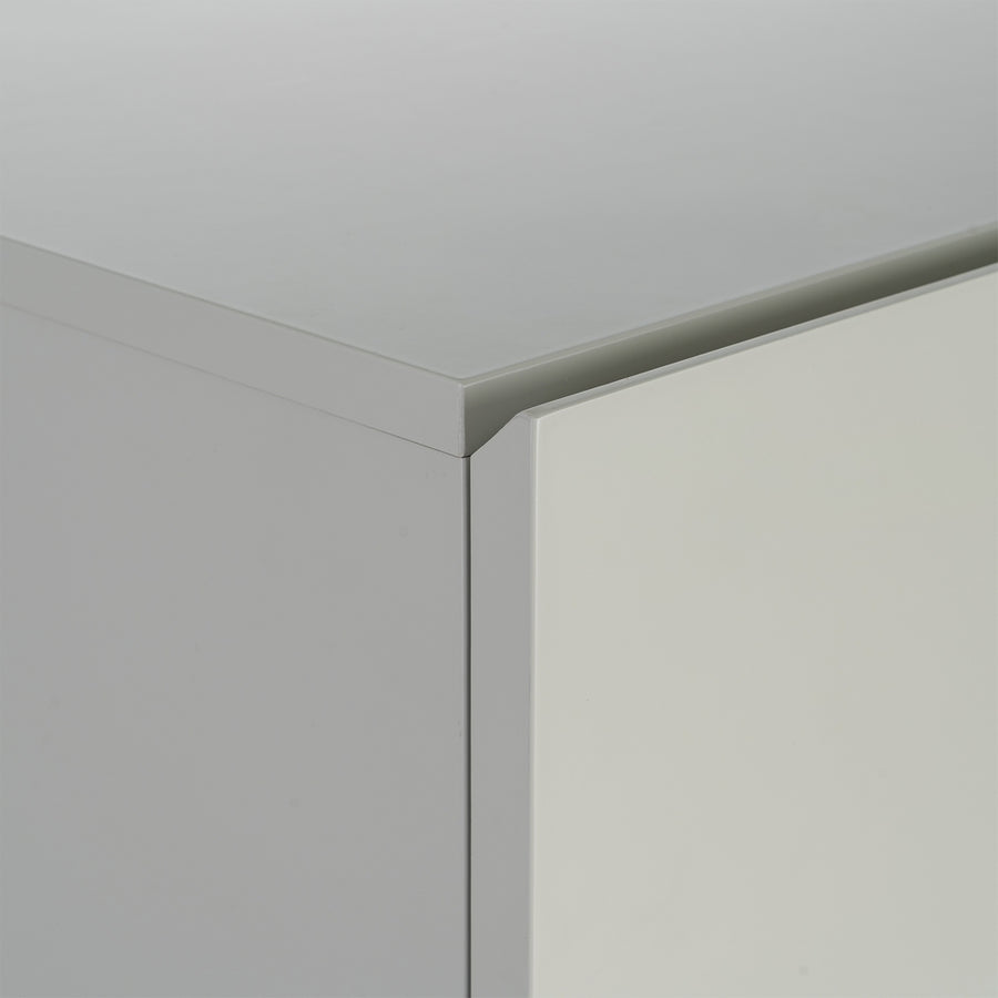 TAUPE TV UNIT MDF LIVING ROOM 180 X 40 X 50 CM