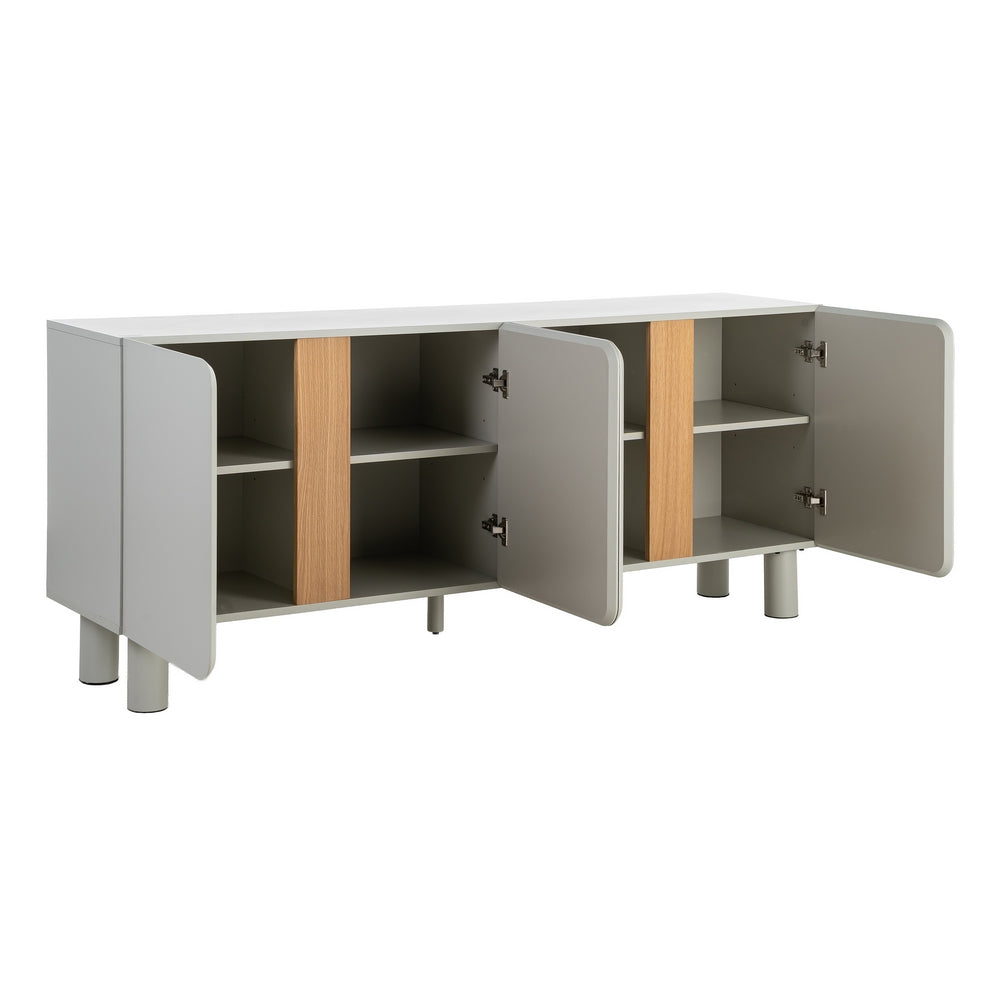 APARADOR TAUPE DM SALÓN 180 X 40 X 75 CM