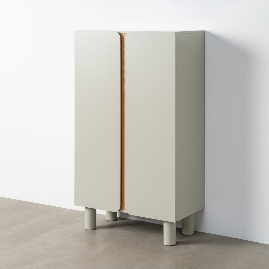 ARMARIO TAUPE DM SALÓN 80 X 40 X 137 CM