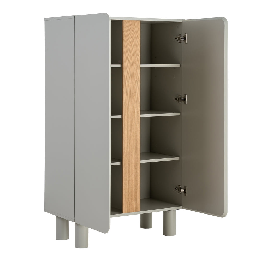 ARMARIO TAUPE DM SAL�N 80 X 40 X 137 CM