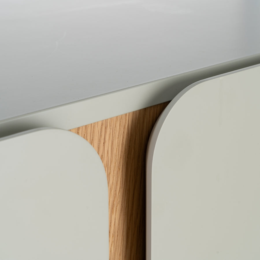 ARMARIO TAUPE DM SALÓN 80 X 40 X 137 CM