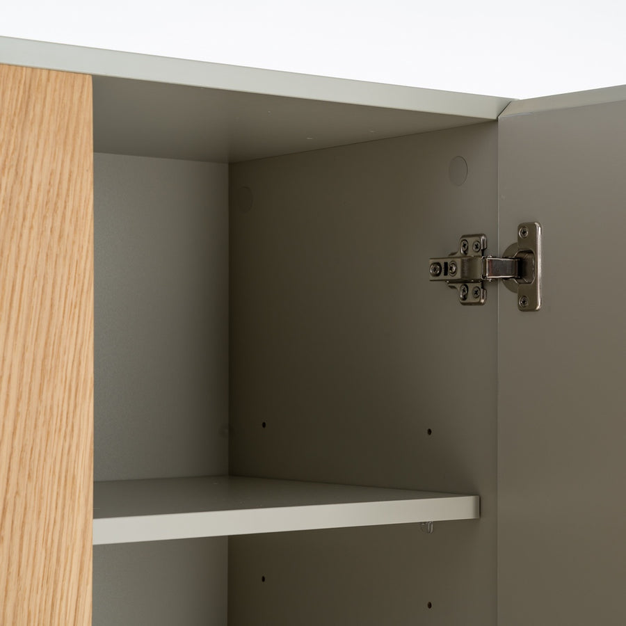 ARMARIO TAUPE DM SALÓN 80 X 40 X 137 CM