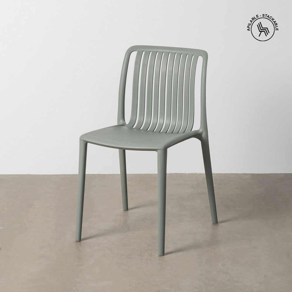 SILLA APILABLE POLIPROPILENO EXTERIOR 47 X 51 X 77,50 CM