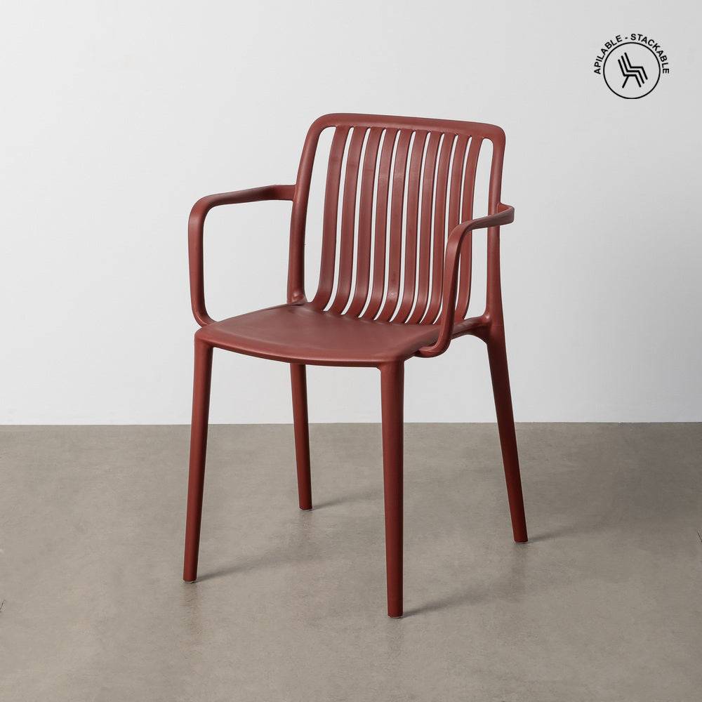 SILLA APILABLE POLIPROPILENO EXTERIOR 53 X 50 X 77,50 CM
