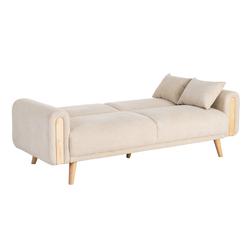 SOF�-CAMA CREMA TEJIDO SAL�N 218 X 82 X 90 CM