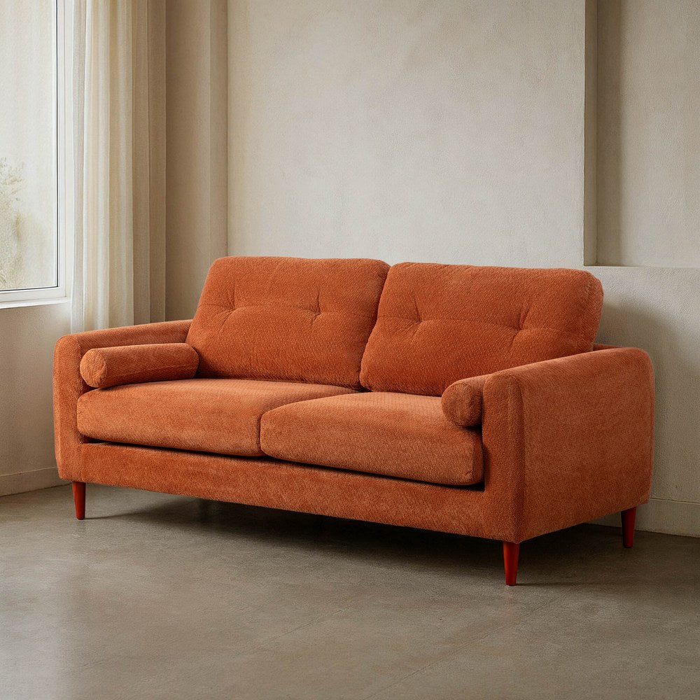 SOF� TERRACOTA TEJIDO SAL�N 195 X 87,50 X 89 CM