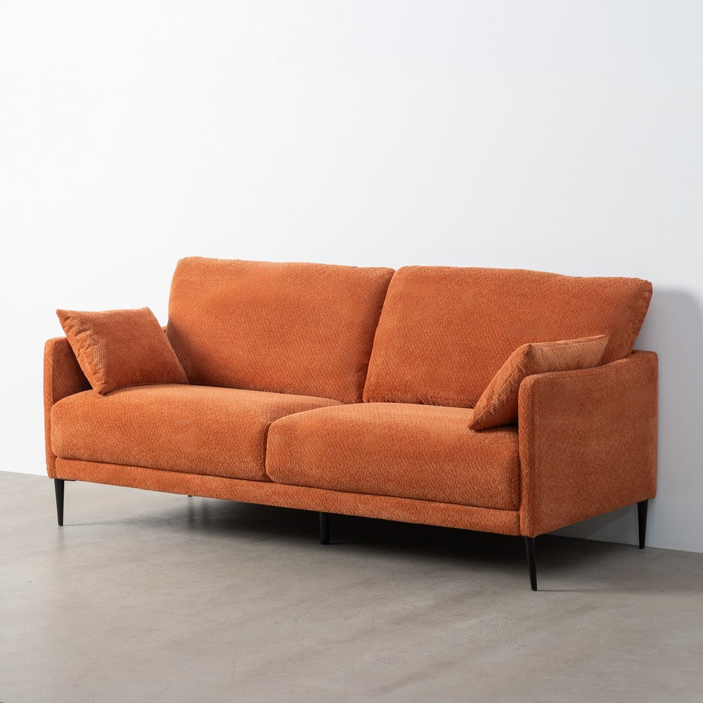 SOF� TERRACOTA TEJIDO SAL�N 191 X 80 X 88 CM