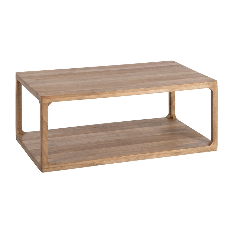 MANGO WOOD NATURAL COFFEE TABLE 110 X 65 X 42 CM