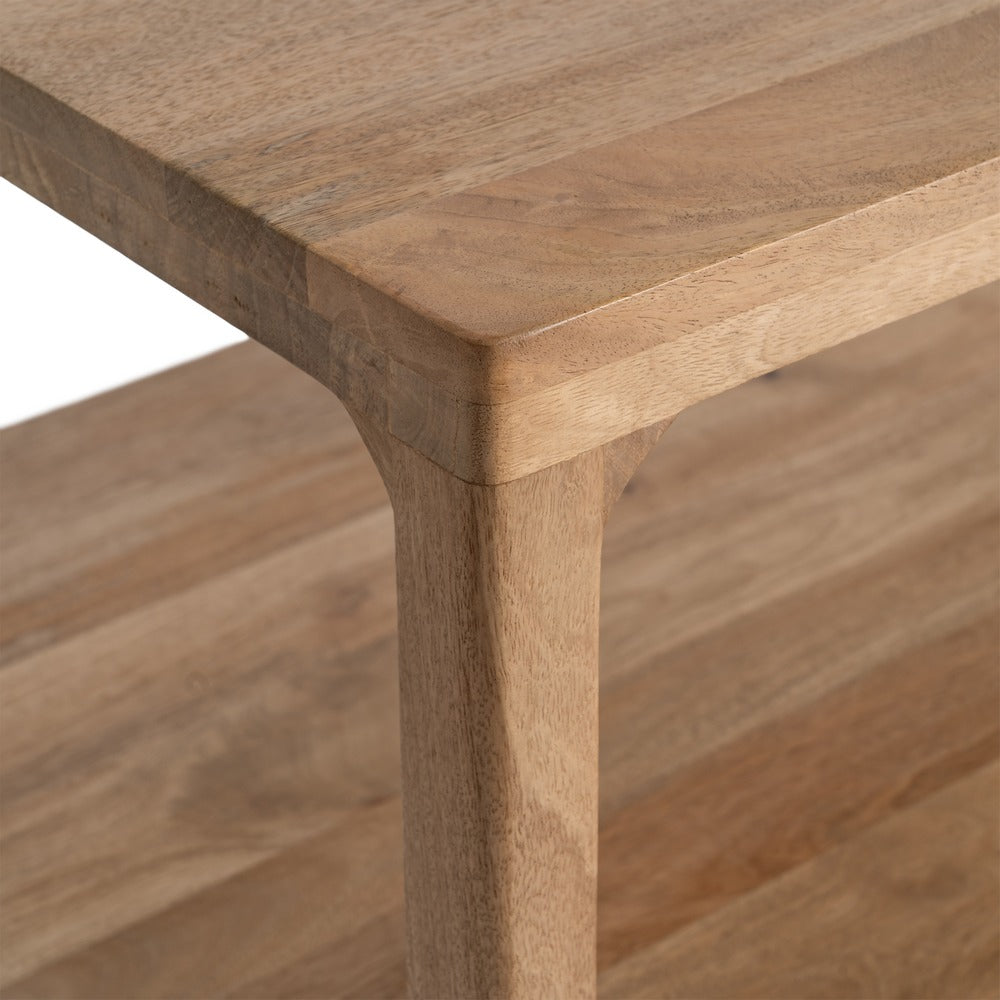 MESA CENTRO NATURAL MADERA DE MANGO 110 X 65 X 42 CM