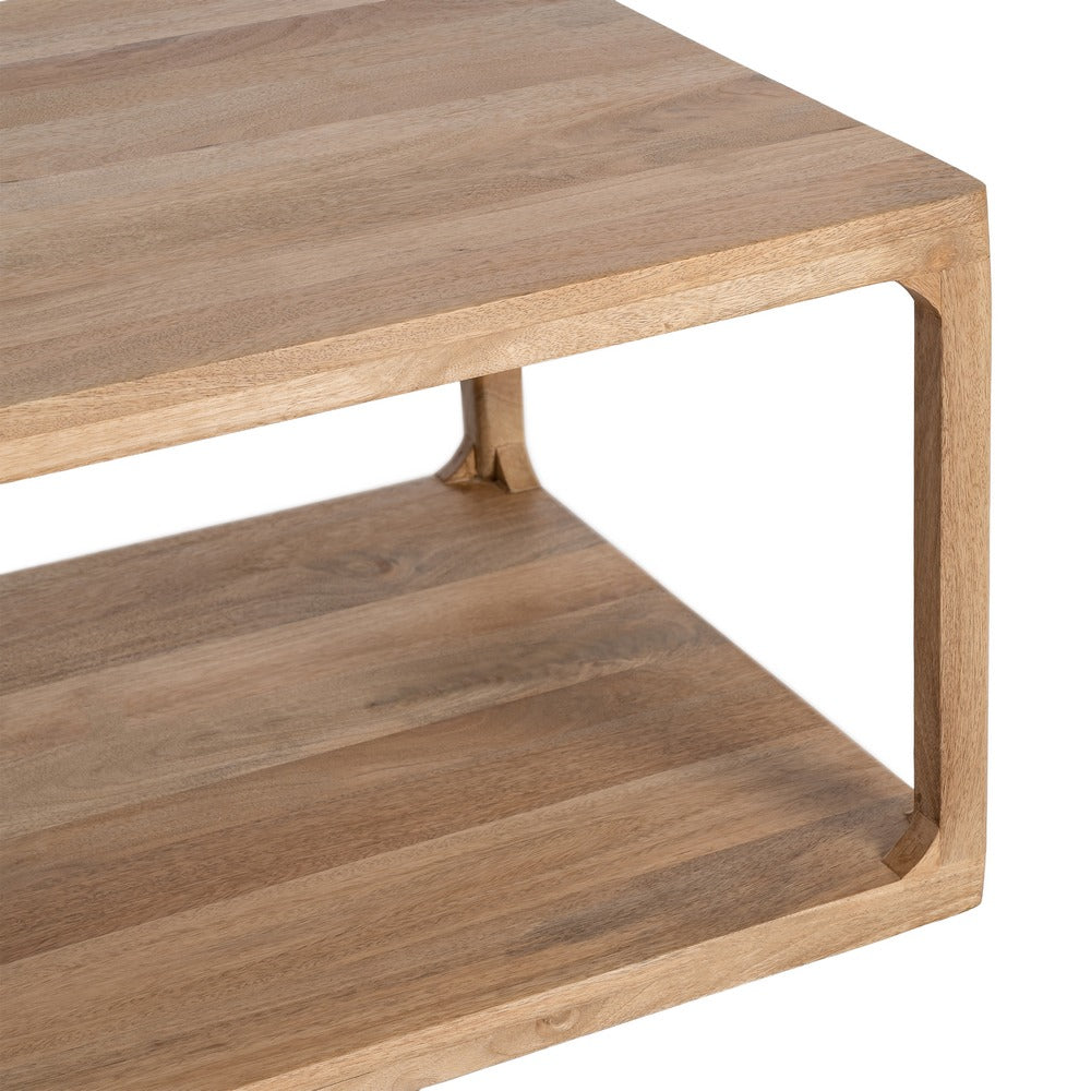 MESA CENTRO NATURAL MADERA DE MANGO 110 X 65 X 42 CM