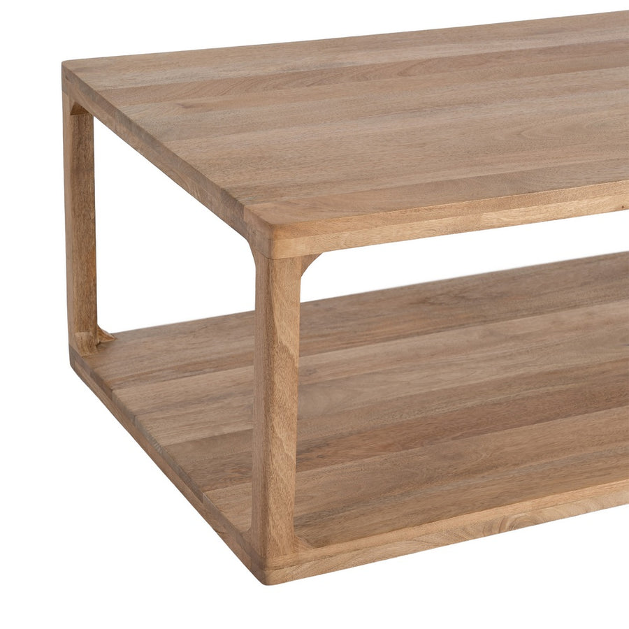 MANGO WOOD NATURAL COFFEE TABLE 110 X 65 X 42 CM