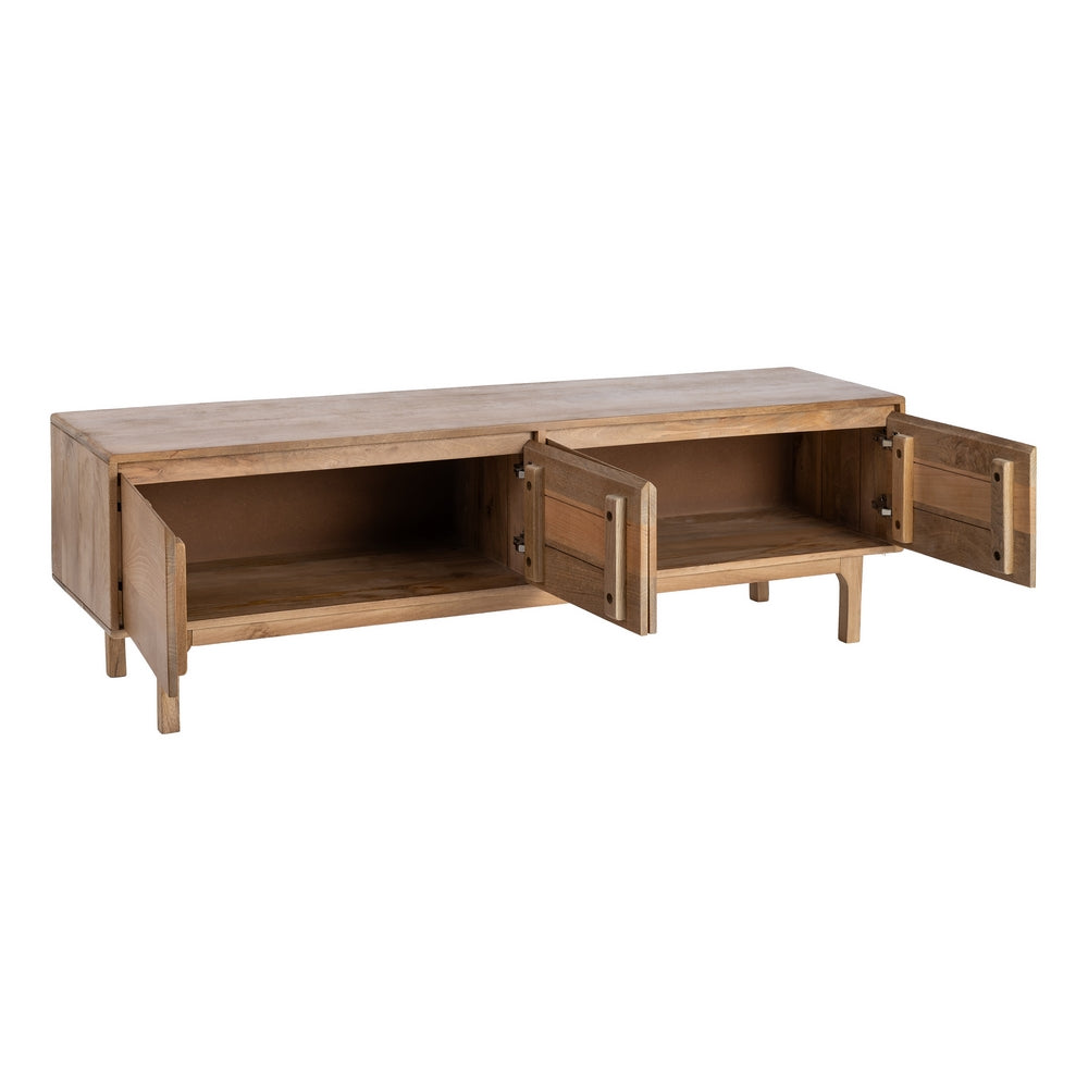 MUEBLE TV NATURAL MADERA DE MANGO SAL�N 180 X 45 X 55 CM