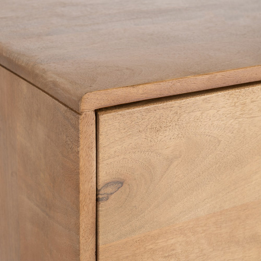 ARMARIO NATURAL MADERA DE MANGO SALÓN 90 X 45 X 145 CM