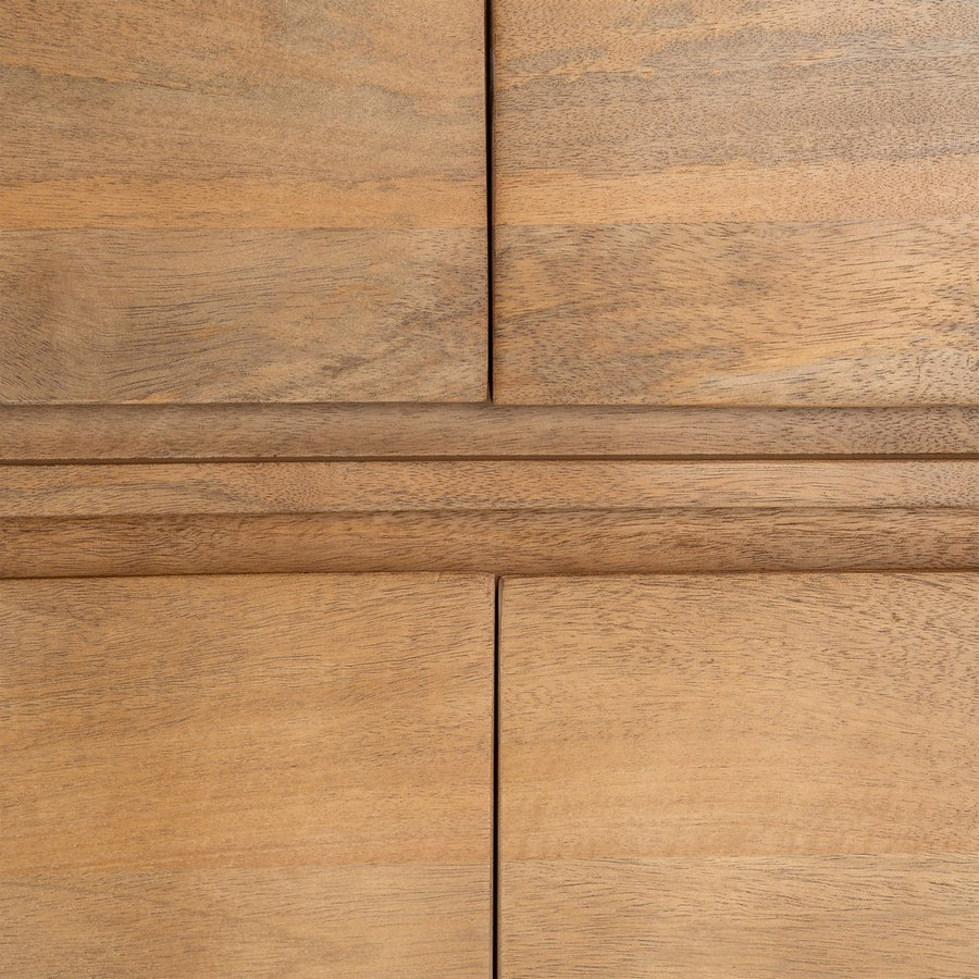 ARMARIO NATURAL MADERA DE MANGO SALÓN 90 X 45 X 145 CM