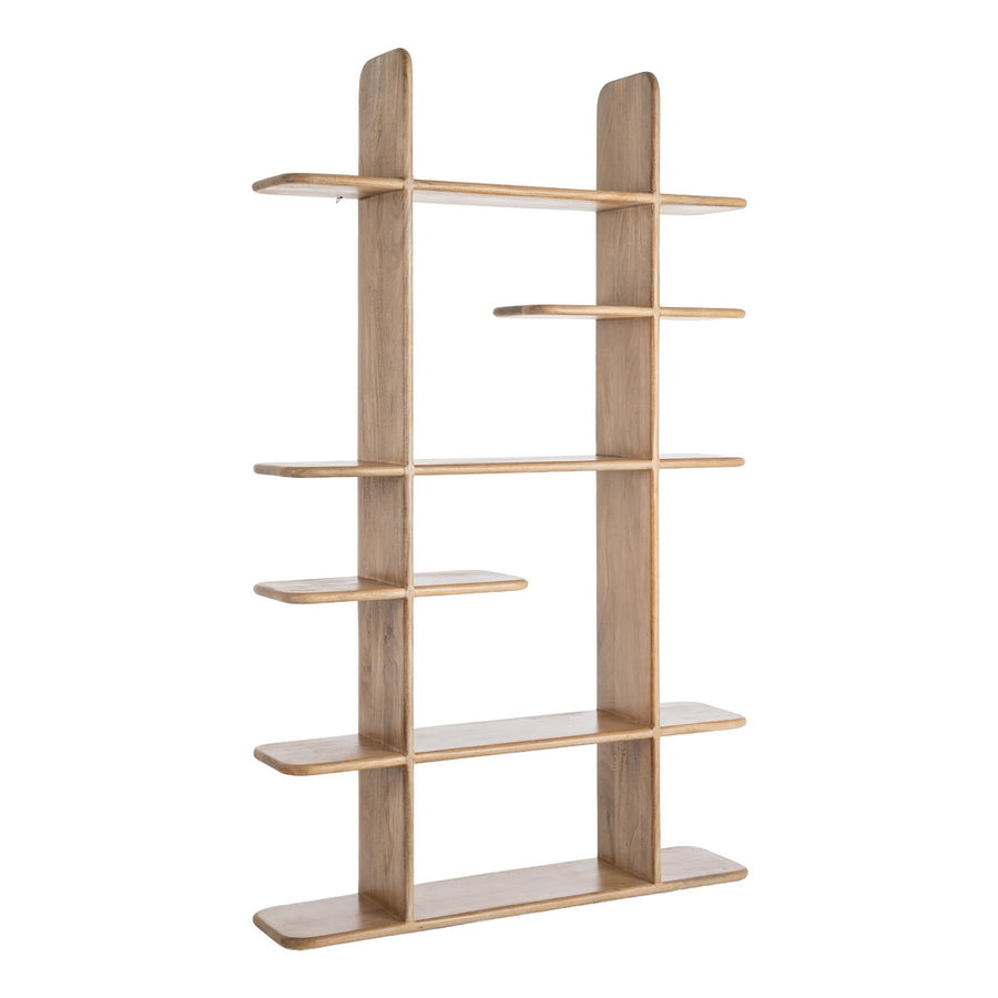 LIVING ROOM MANGO WOOD NATURAL SHELF 124 X 28 X 200 CM