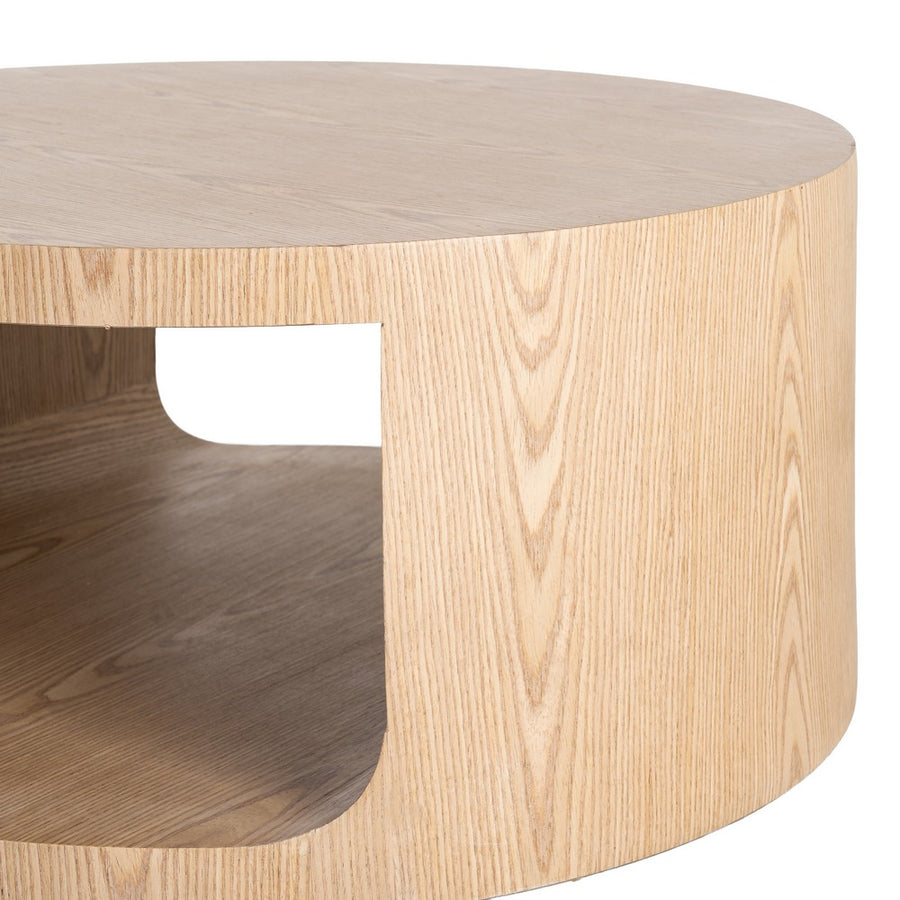 MESA CENTRO NATURAL DM SALÓN 80 X 80 X 36 CM