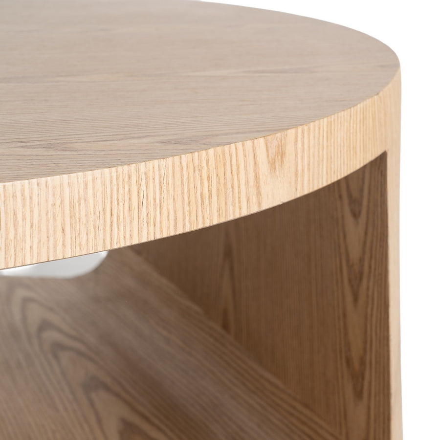 MESA CENTRO NATURAL DM SALÓN 80 X 80 X 36 CM