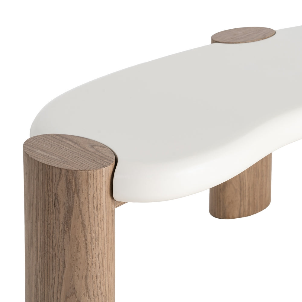 MESA CENTRO BLANCO-NATURAL DM SAL�N 125 X 60 X 41 CM