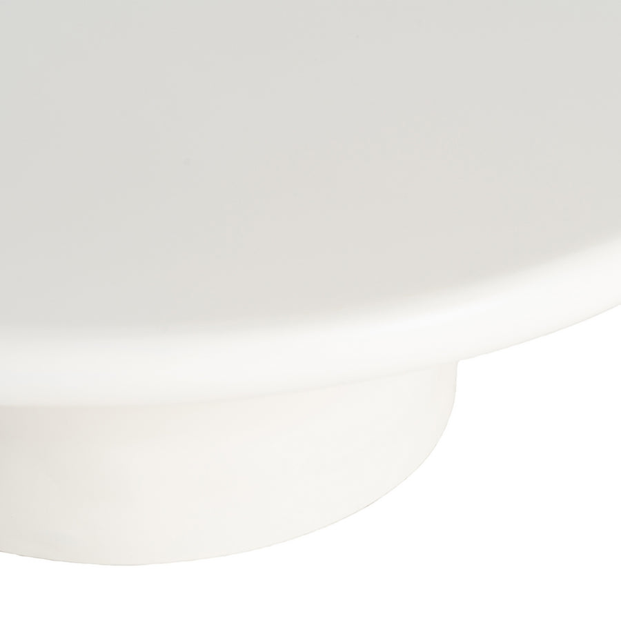 WHITE MDF LIVING ROOM COFFEE TABLE 79 X 79 X 29 CM