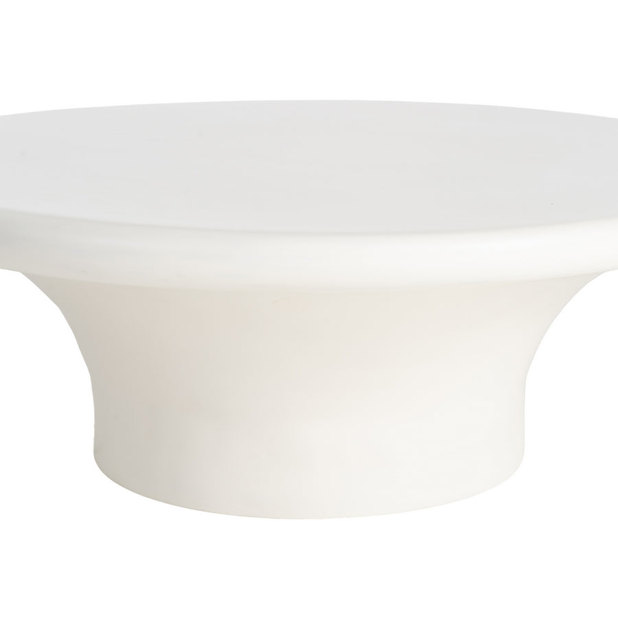 WHITE MDF LIVING ROOM COFFEE TABLE 79 X 79 X 29 CM