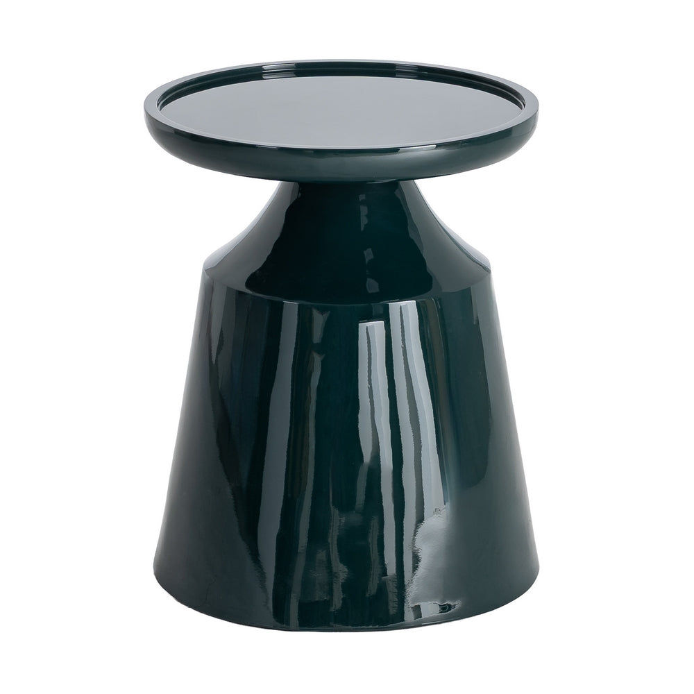 MESA AUXILIAR LACADO VERDE DM SALÓN 40 X 40 X 50 CM