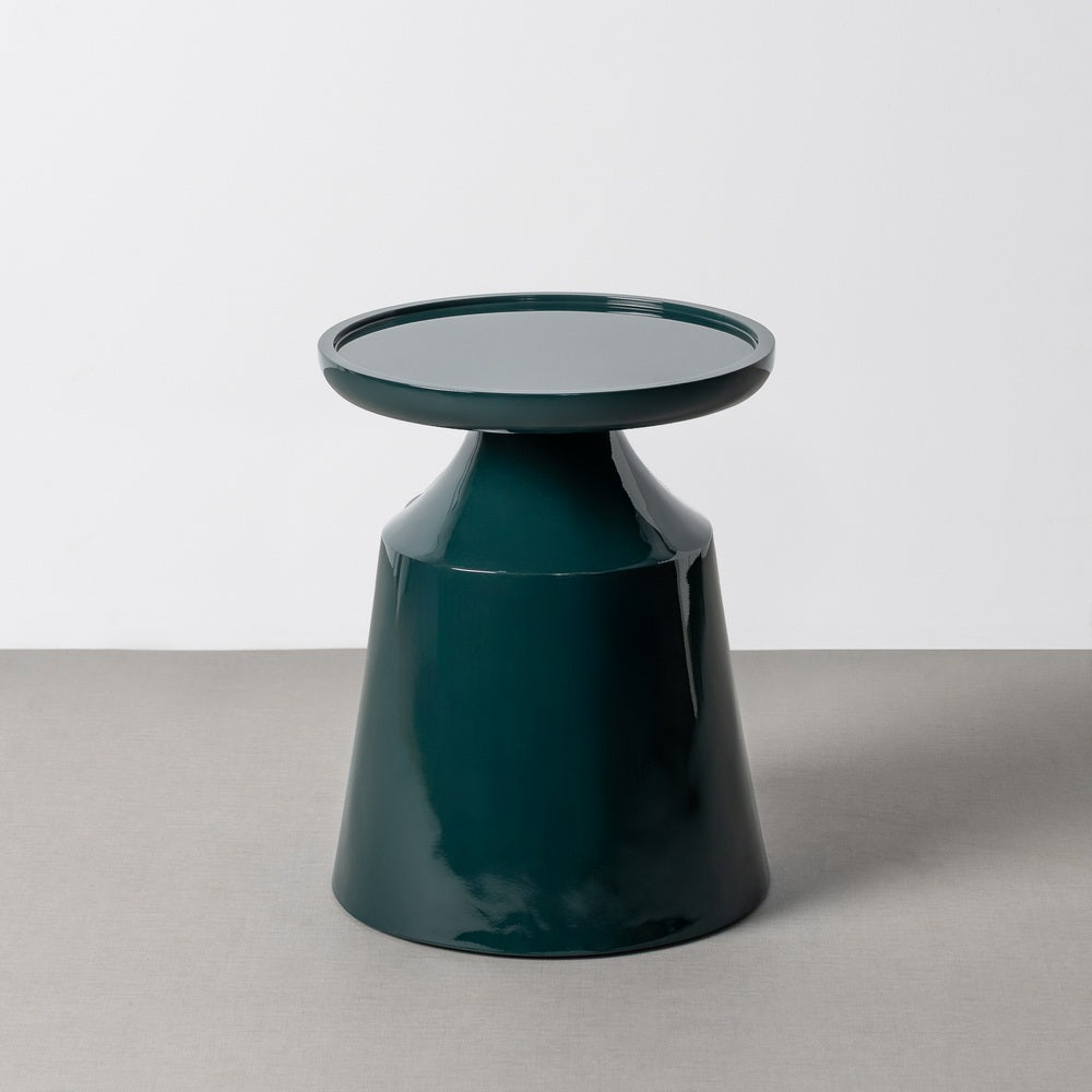 MESA AUXILIAR LACADO VERDE DM SALÓN 40 X 40 X 50 CM