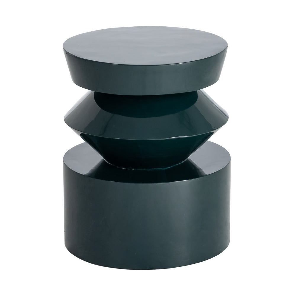 MESA AUXILIAR LACADO VERDE DM SAL�N 39,50 X 39,50 X 50 CM