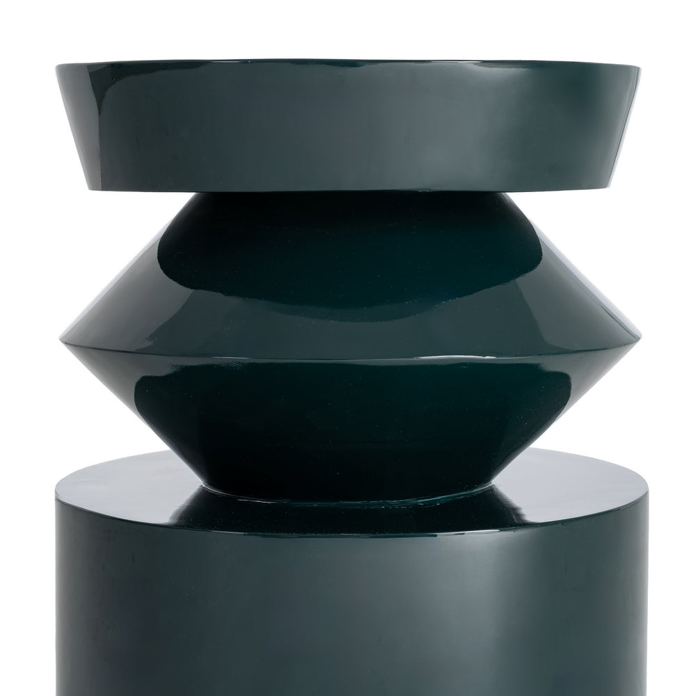 MESA AUXILIAR LACADO VERDE DM SAL�N 39,50 X 39,50 X 50 CM