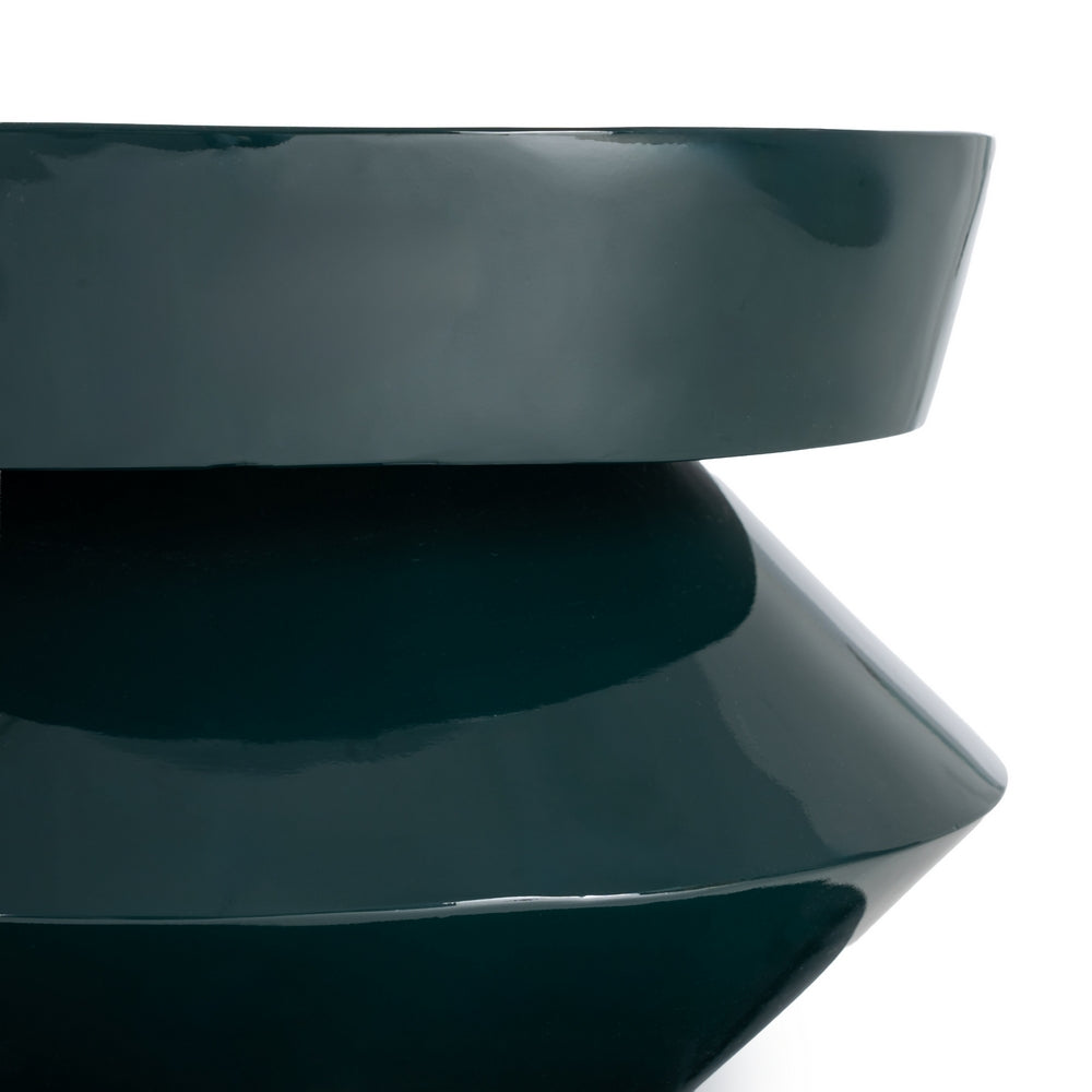 MESA AUXILIAR LACADO VERDE DM SALÓN 39,50 X 39,50 X 50 CM