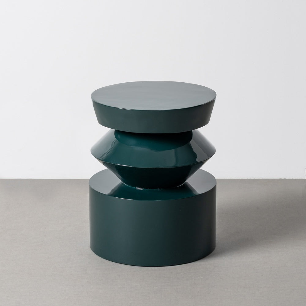 MESA AUXILIAR LACADO VERDE DM SALÓN 39,50 X 39,50 X 50 CM