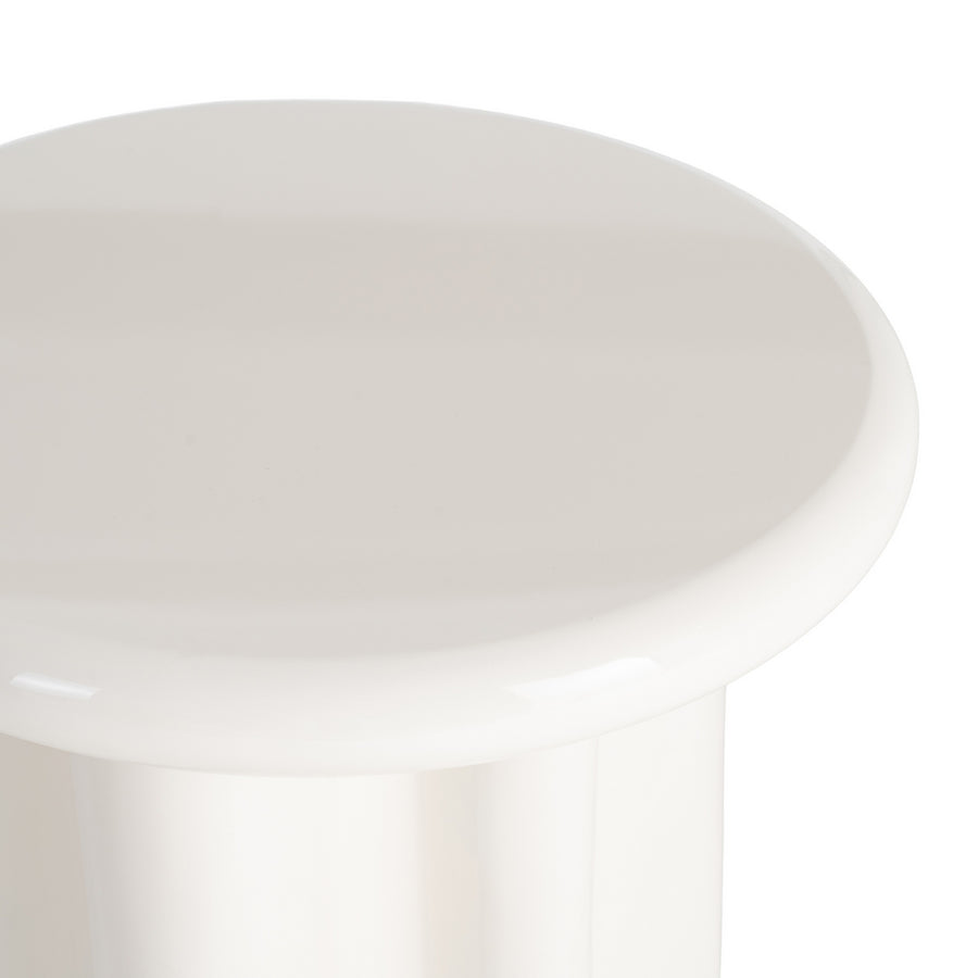 MESA AUXILIAR LACADO CREMA DM SALÓN 50 X 50 X 50 CM