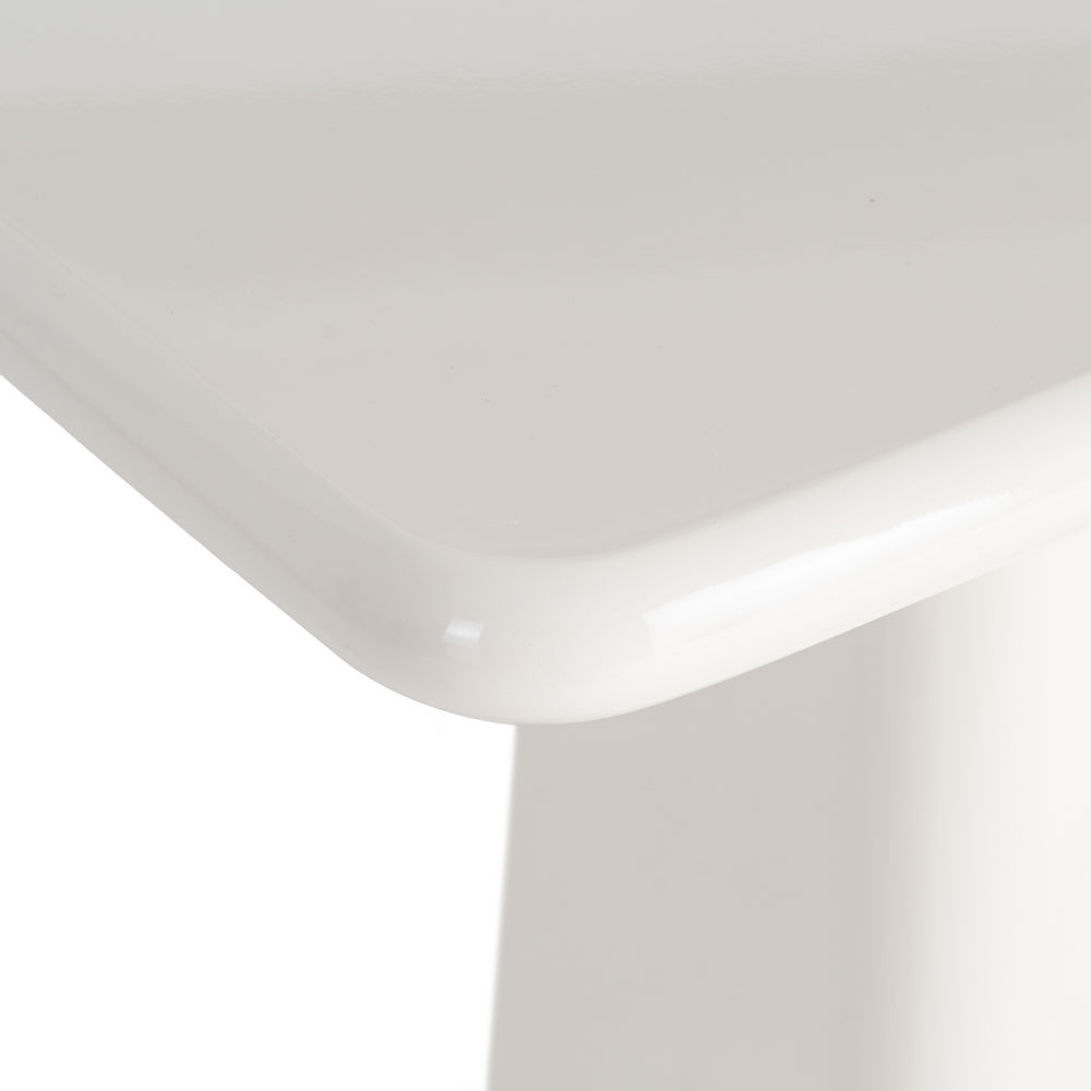 MESA AUXILIAR LACADO CREMA DM SALÓN 60 X 40 X 61 CM