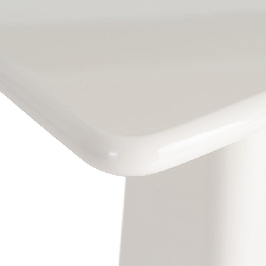 MESA AUXILIAR LACADO CREMA DM SALÓN 60 X 40 X 61 CM