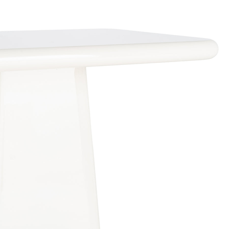 MESA AUXILIAR LACADO CREMA DM SALÓN 60 X 40 X 61 CM