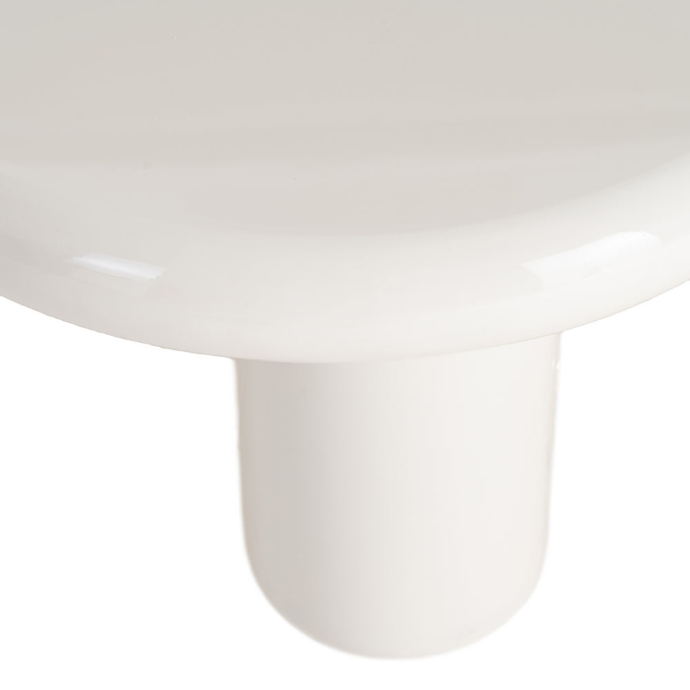 MESA CENTRO LACADO CREMA DM SALÓN 118 X 68 X 37 CM