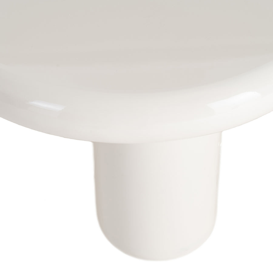 MESA CENTRO LACADO CREMA DM SALÓN 118 X 68 X 37 CM