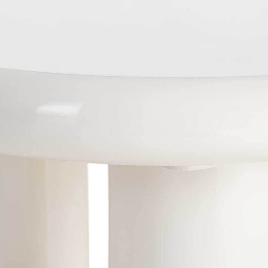 MESA CENTRO LACADO CREMA DM SALÓN 118 X 68 X 37 CM