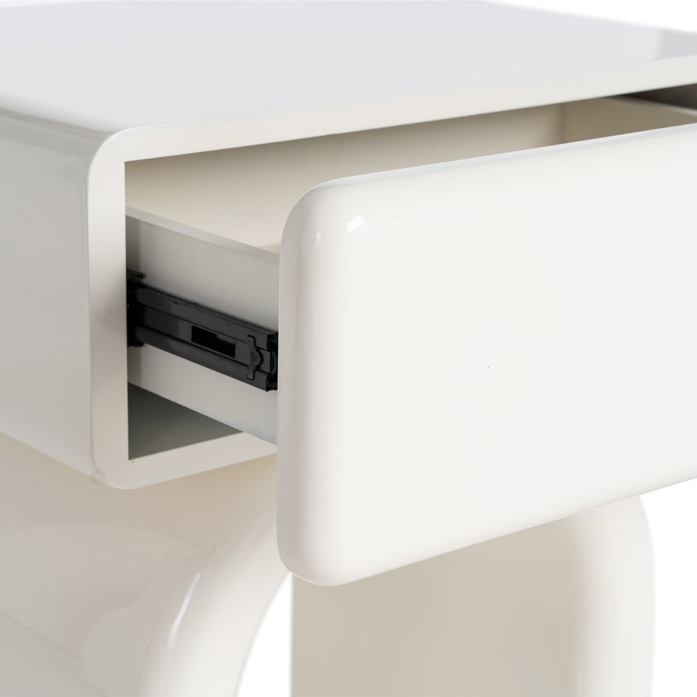 MESITA LACADO CREMA DM DORMITORIO 50 X 40 X 57 CM