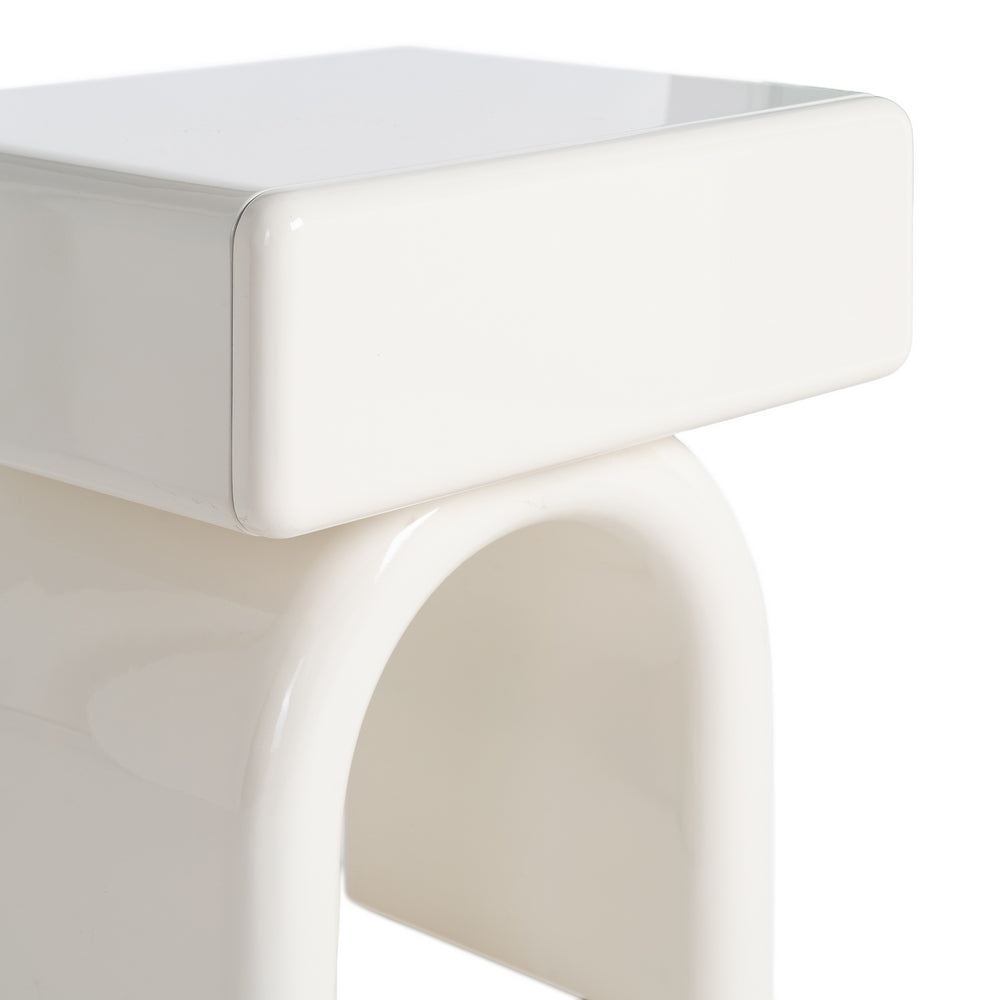 MESITA LACADO CREMA DM DORMITORIO 50 X 40 X 57 CM