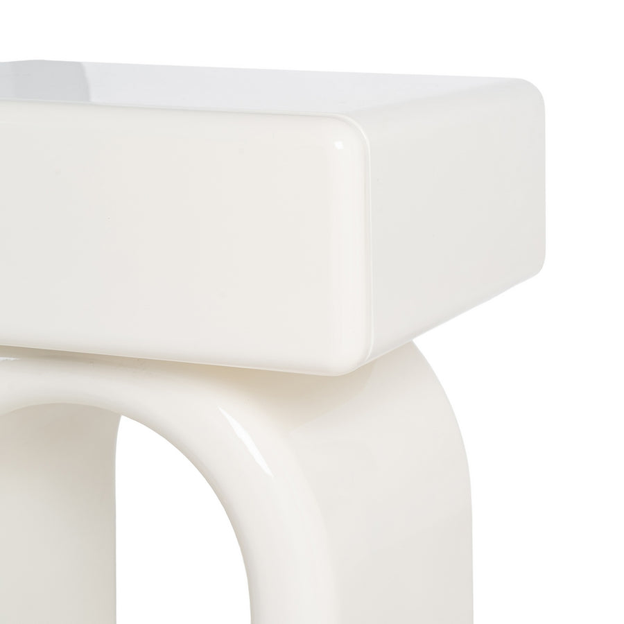 MESITA LACADO CREMA DM DORMITORIO 50 X 40 X 57 CM