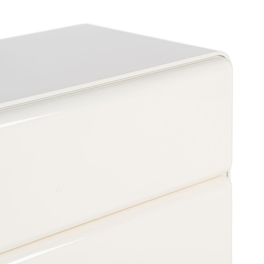 MESITA LACADO CREMA DM DORMITORIO 56,50 X 42,50 X 56,50 CM