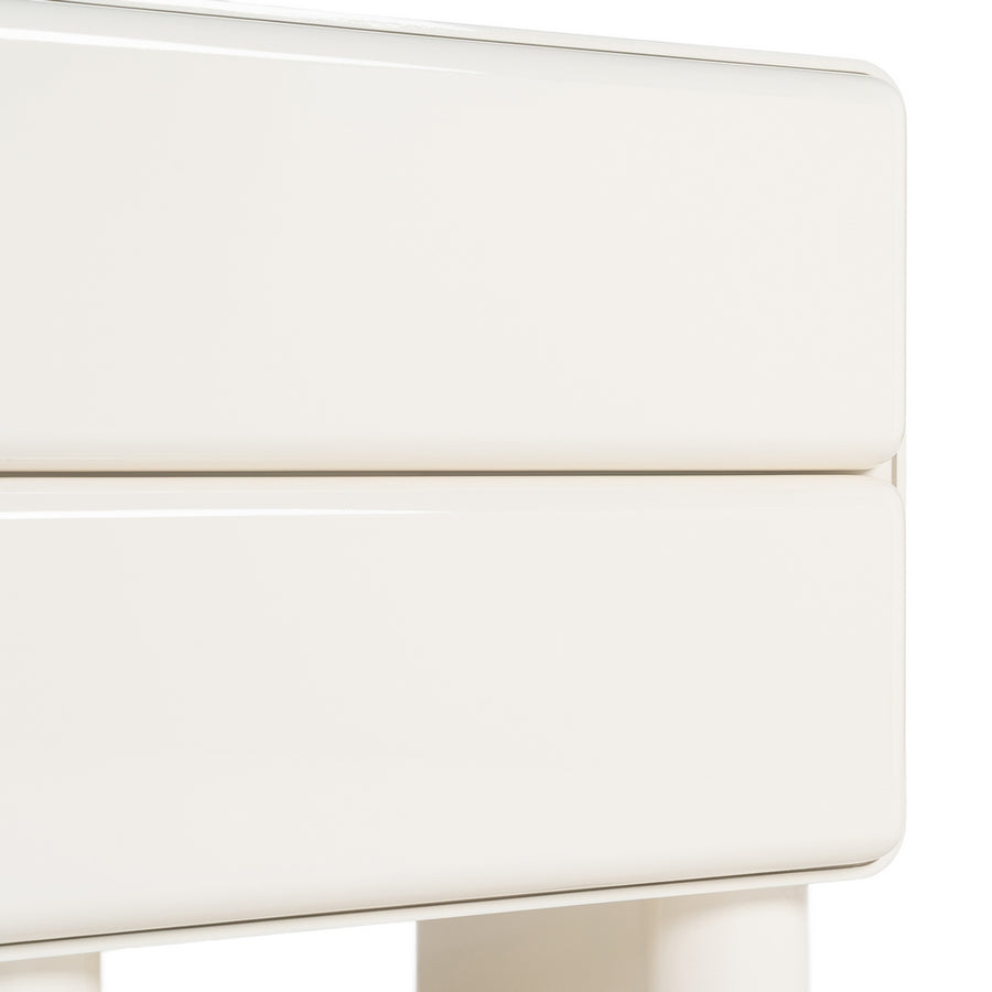 MESITA LACADO CREMA DM DORMITORIO 56,50 X 42,50 X 56,50 CM