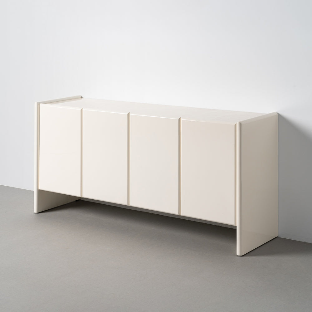 APARADOR LACADO CREMA M�RMOL-DM SAL�N 163 X 45 X 75 CM