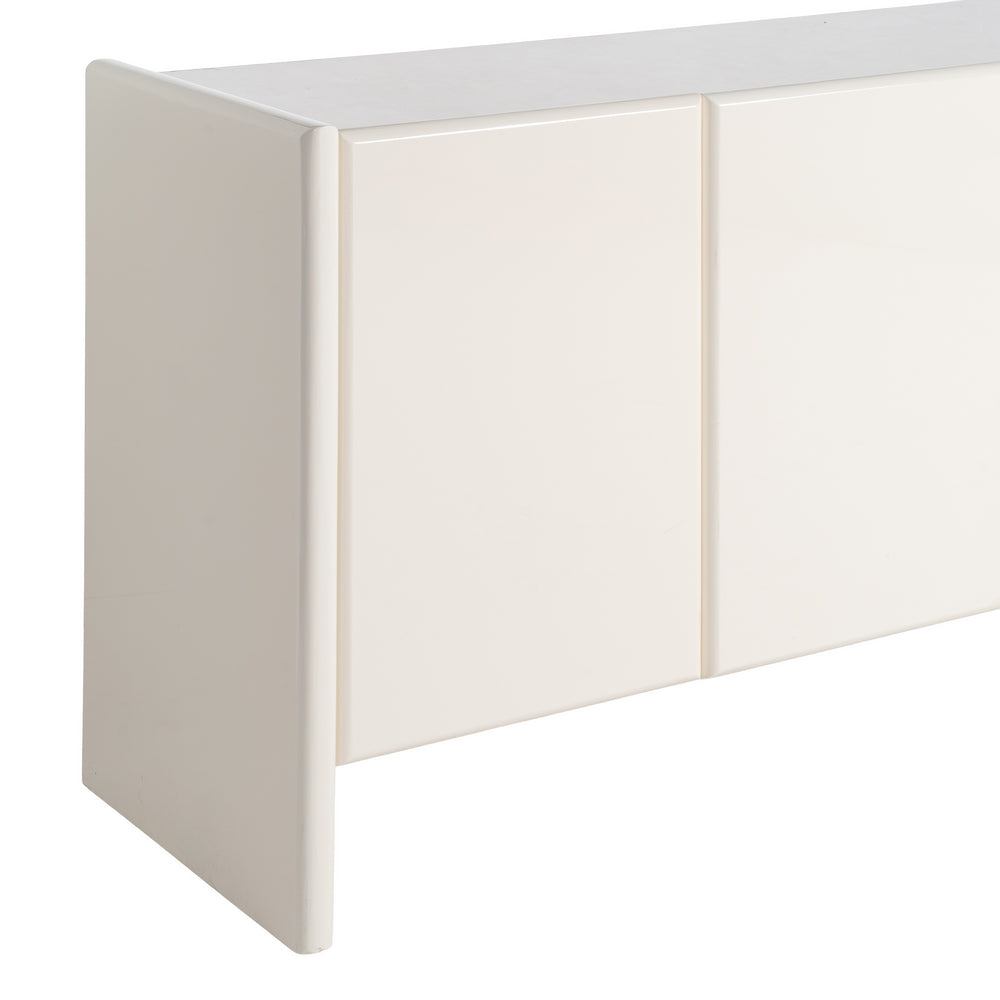 APARADOR LACADO CREMA M�RMOL-DM SAL�N 163 X 45 X 75 CM