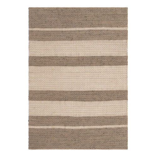 ALFOMBRA RAYAS NATURAL ALGOD�N 200 X 300 CM