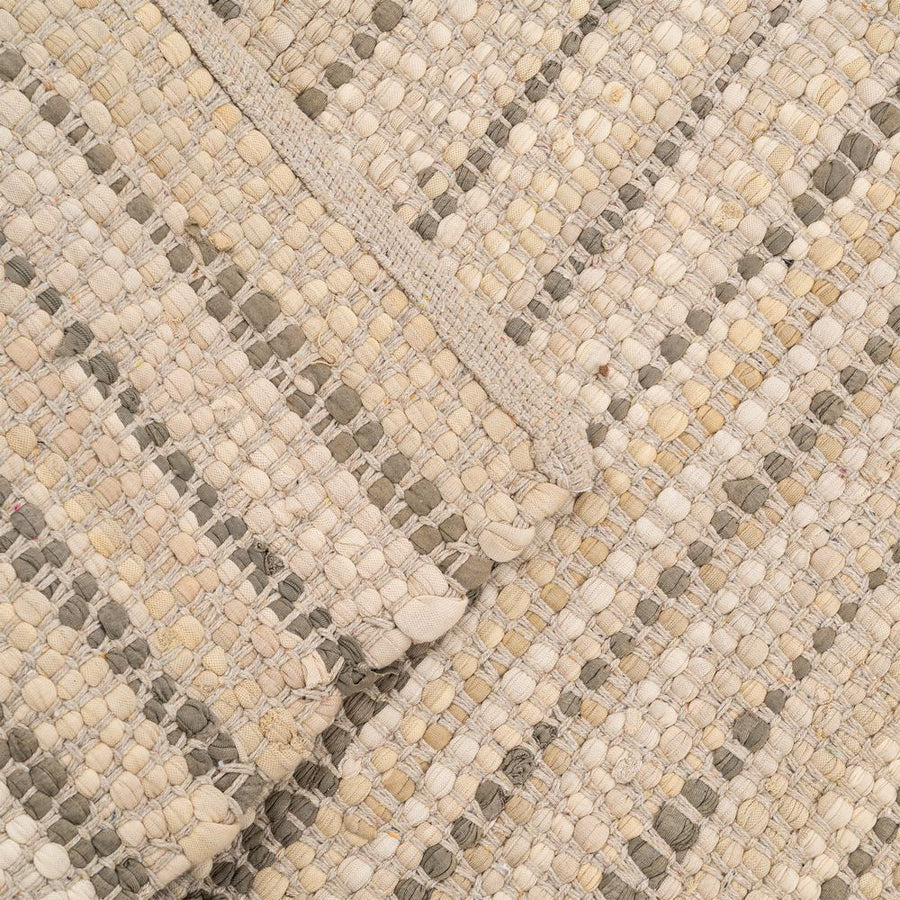 ALFOMBRA NATURAL ALGODÓN DECORACIÓN 200 X 300 CM