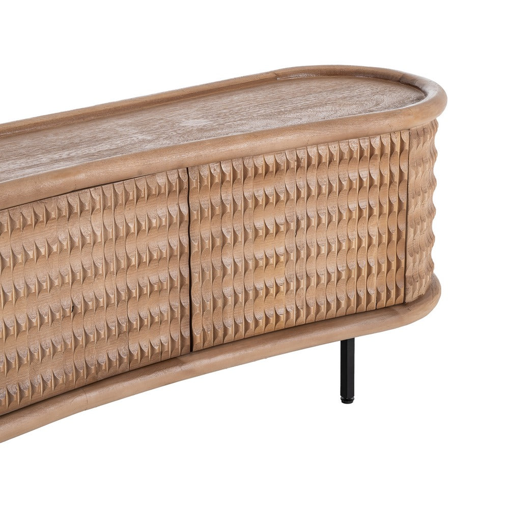 APARADOR NATURAL MADERA DE MANGO SAL�N 168 X 40 X 58 CM